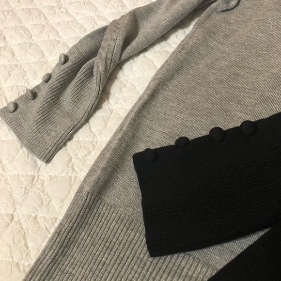 ❤️Philosophy Cardigan Pair - Black & Heather Gray - Picture 2 of 7